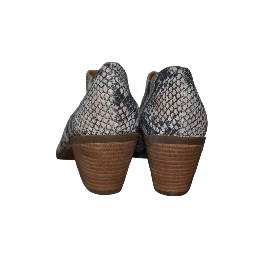 Lucky Brand Tresee Snake Print Low Ankle Bootie Size 9M - Picture 3 of 7